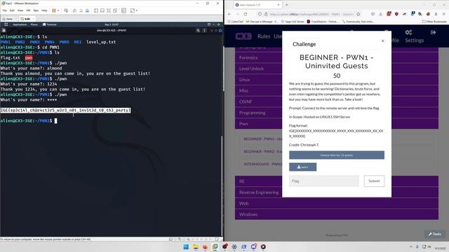 Inter-Galactic CTF 2022: All Beginner PWN Challenges смотреть онлайн