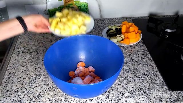 Овощи на пару. Быстро! Всковарке. смотреть онлайн