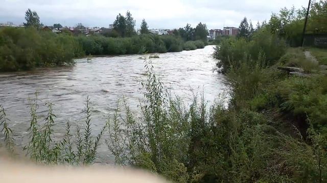 ИРКУТСК.РЕКА УШАКОВКА ВЫШЛА ИЗ БЕРЕГОВ (12.08.2016) смотреть онлайн