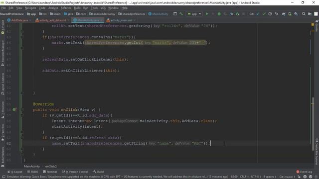 How to save data permanently using Sharedpreferences | Sharedpreferences | Android Tutorial | Hindi смотреть онлайн
