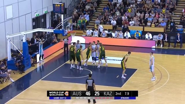 Australia V Kazakhstan | Basketball Full Game - #FIBAWC 2023 Qualifiers