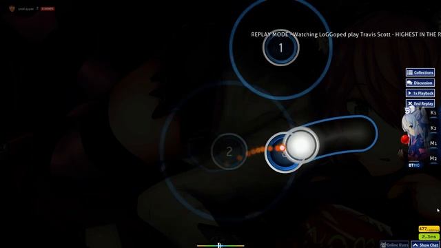 [Osu Relax] - Travis Scott - HIGHEST IN THE ROOM [?] смотреть онлайн