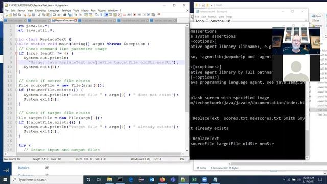 CS225 M09 1 Exception Handling and File IO Live Lecture (1 of 1) смотреть онлайн