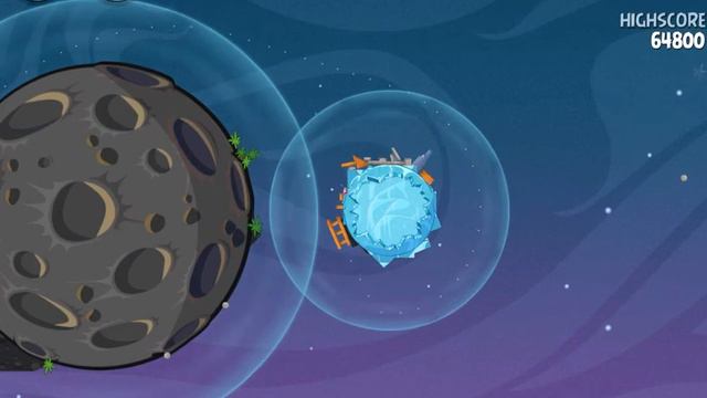 Прохождение Angry Birds Space. Эпизод Cold Cuts. Уровень 2-27 смотреть онлайн