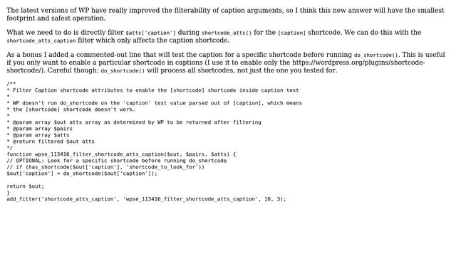 Wordpress: Nested Shortcode Inside [caption] Doesn't Process (3 Solutions!!) смотреть онлайн