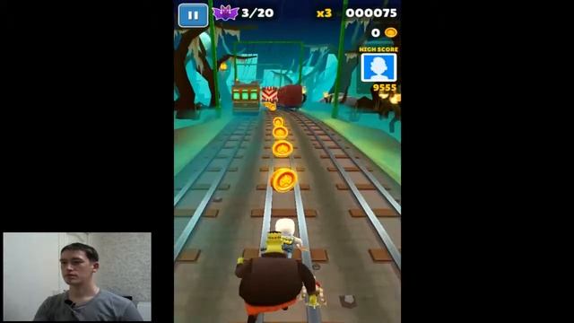 БЕЖИМ от ЗОМБИ ПОЛИЦЕЙСКОГО Subway Surf Яркая игра #2 игровой канал смотреть онлайн
