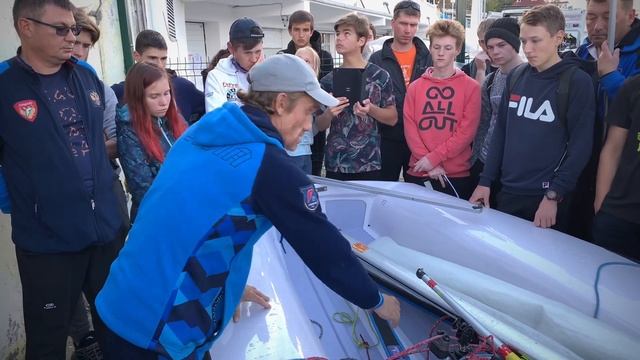 Михаил Заболотнов - настройка яхты класса 420 смотреть онлайн