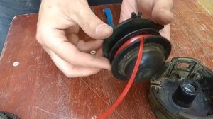 Как заправить леску в катушку бензокосы (триммера) STIHL