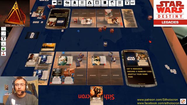 STAR WARS DESTINY LEGACIES Ep41 - eRey/eAayla vs eThrawn/Tarkin смотреть онлайн