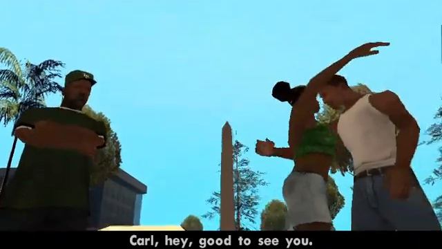 GTA:San Andreas -Mission #1 Gameplay (Childhood Memories Bring Back)