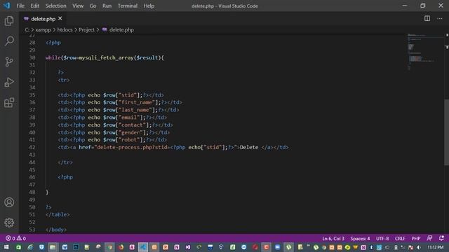 How to Delete Records From MySQL Database Using PHP in Tamil |தமிழில்| Easy Learning ICT смотреть онлайн