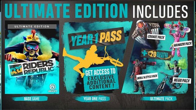 ALL RIDERS REPUBLIC PREORDER EDITIONS EXPLAINED! смотреть онлайн