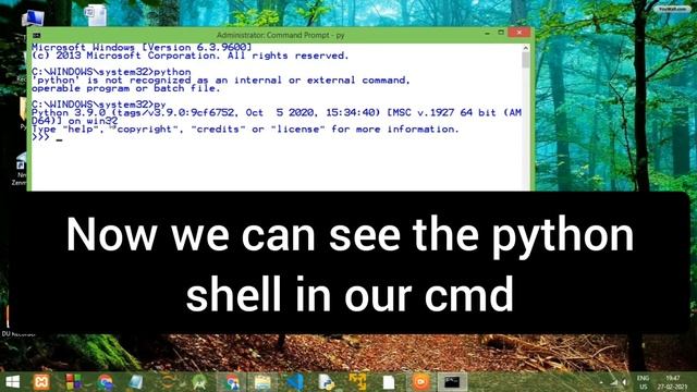 Python is not recognized as internal or external command смотреть онлайн