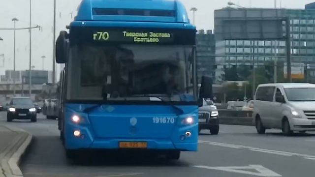 ЛиАЗ-6213.71 191670 и НефАЗ-5299-40-52 191131 На Ленингадском шоссе смотреть онлайн
