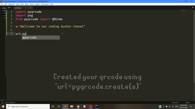 |How To generate QR code using python language | смотреть онлайн