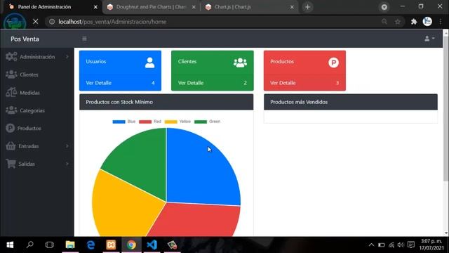 25.- Sistema de venta en PHP, Javascript y MySQL, generar reportes gráficos смотреть онлайн