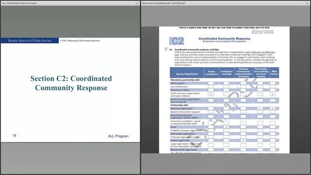 Abuse in Late Life Progress Reporting Form смотреть онлайн