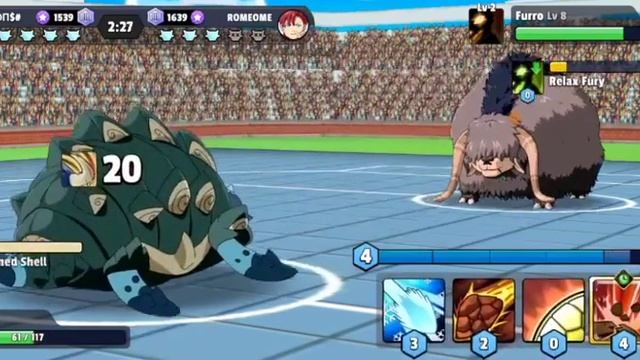 MALKID used COPYCAT to kill the enemy.. Monster Masters gameplay смотреть онлайн