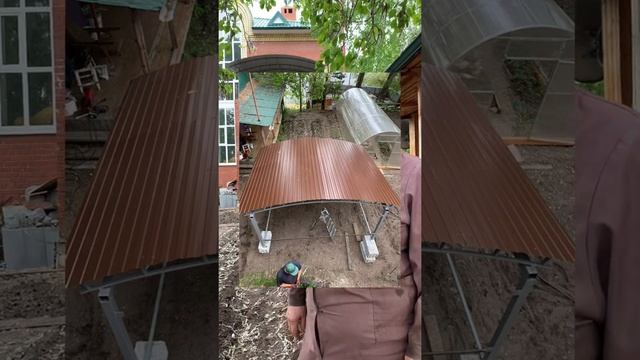 Навес 3*4 за два дня