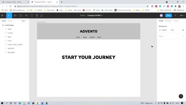 Desain Web Company Profile dengan Figma [Part 1] смотреть онлайн