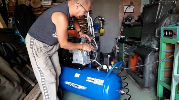 Компрессор "REMEZA" СБ4/С-100.LB40 Беларусь. Обзор.