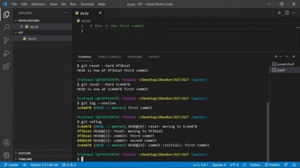 Learn Git Essentials 12: Git Reflog