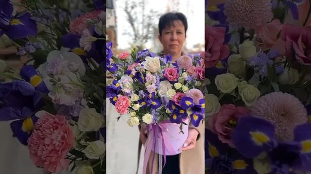 "Цветы в коробке «Весенняя мелодия»" смотреть онлайн