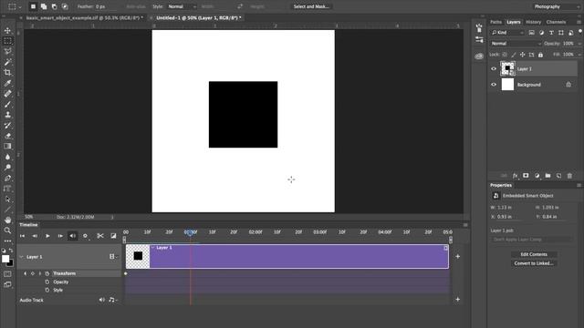 Beginning Timeline Animation In Photoshop