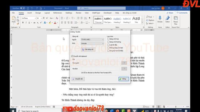 Cách chuyển đổi Font chữ từ các bảng mã khác sang bảng mã Unicode font Times New Roman смотреть онлайн