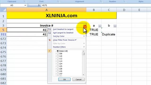 How to find Duplicate Values in Excel смотреть онлайн