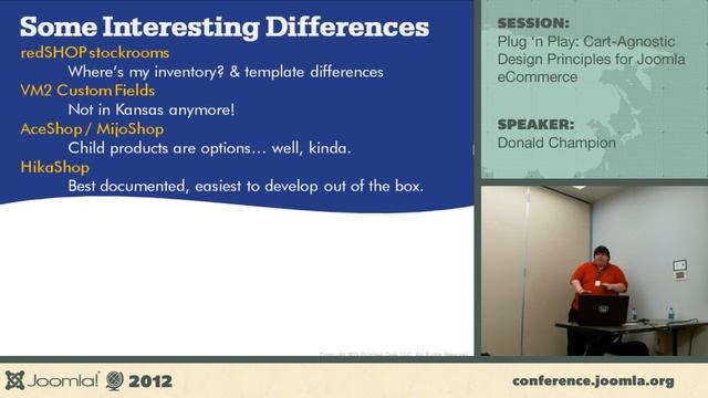 Plug 'n' Play: Cart-Agnostic Design Principles for Joomla! eCommerce - Donald Champion смотреть онлайн