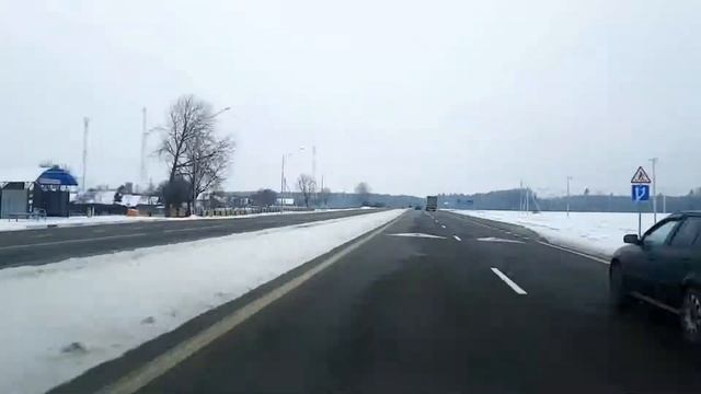 TIMELAPSE Трасса М6 (Лида - Гродно. До ремонта 2019 года ) смотреть онлайн
