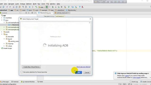 Android Studio: Add Roboto Font On Your Android Project