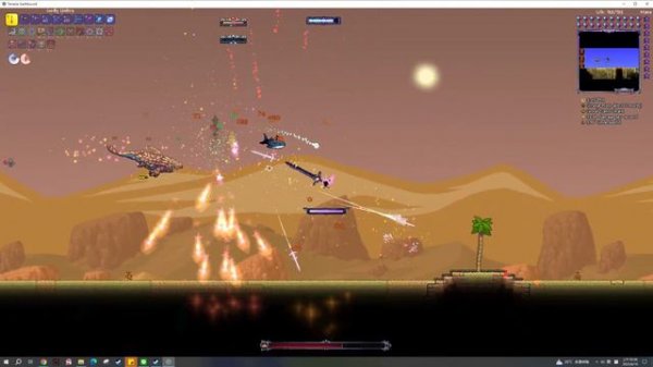 Terraria Calamity + Infernum Mod: The Bereft Vassal & Great Sand Shark