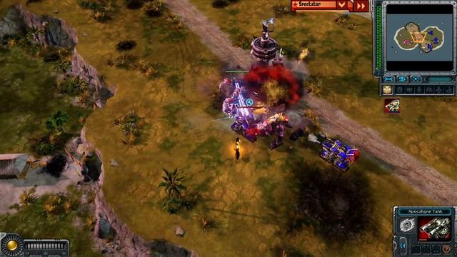 ДО ПОСЛЕДНИХ СЕКУНД: Непредсказуемое 1х1 в Red Alert 3 Remix Mod смотреть онлайн