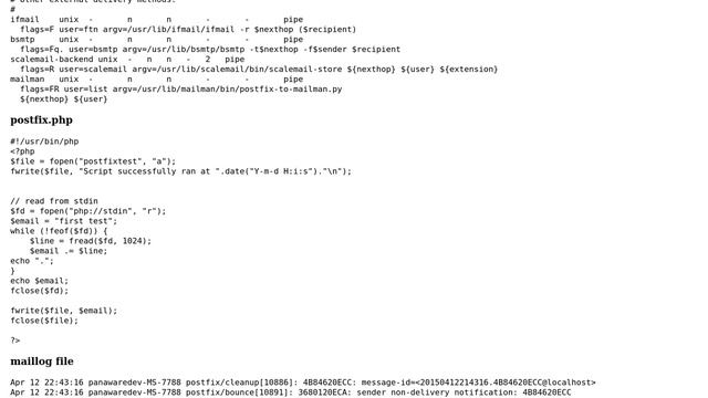 DevOps & SysAdmins: Fail to trigger my php script when mail received by my Postfix (2 Solutions!!) смотреть онлайн