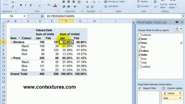 Show Percent of Subtotal in Excel Pivot Table смотреть онлайн