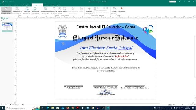 Combinar Correspondencia Diploma Publisher y Lista en Excel смотреть онлайн