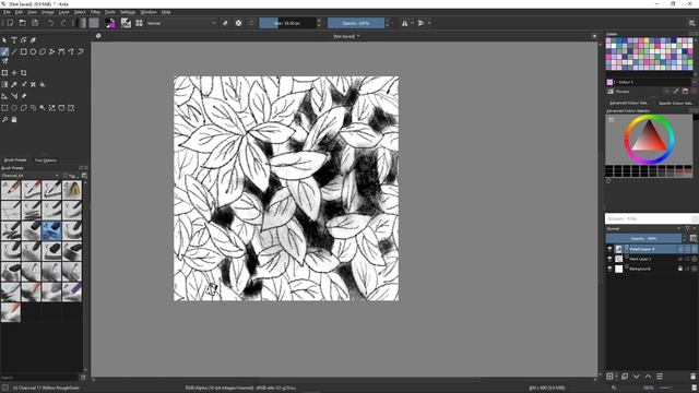 How to make a repeat pattern in Krita 1 of 2 смотреть онлайн