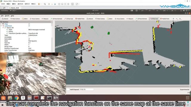 Yahboom ROS Transbot Robot with Lidar Depth camera support MoveIt 3D mapping for Raspberry Pi смотреть онлайн