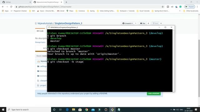 git checkout explained with Example || git checkout command || git || github смотреть онлайн