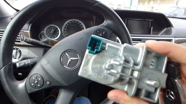 Защелка блокиратора руля Мерседес ELV ESL W212, W204, GLK, W207 программирование эмулятора в Минске смотреть онлайн
