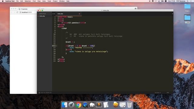 PHP - 13 - Loginiai operatoriai смотреть онлайн