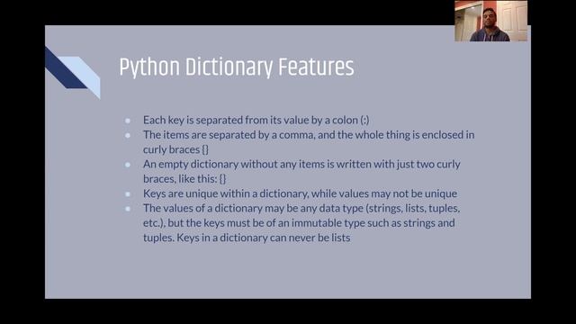 Python Dictionaries (11) смотреть онлайн