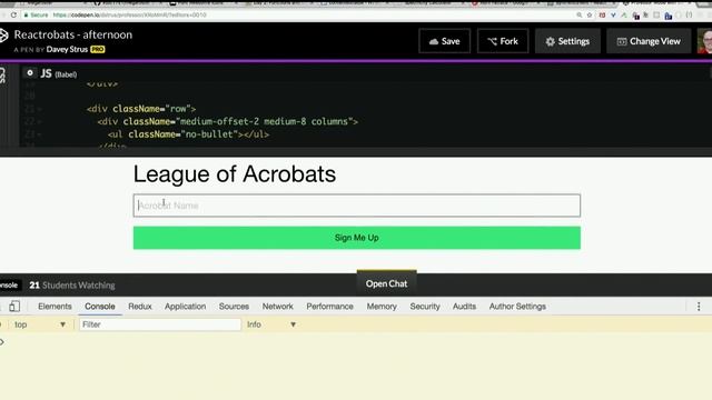 Day 05 - Afternoon, part 7: Reactrobats on CodePen (1 of 2) - XTBC 2017 Session 1 смотреть онлайн