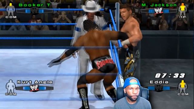WWE Smackdown Vs Raw 2006 Season Mode Part 9 - Tag Team with Eddie Guerrero (SVR 2006) смотреть онлайн