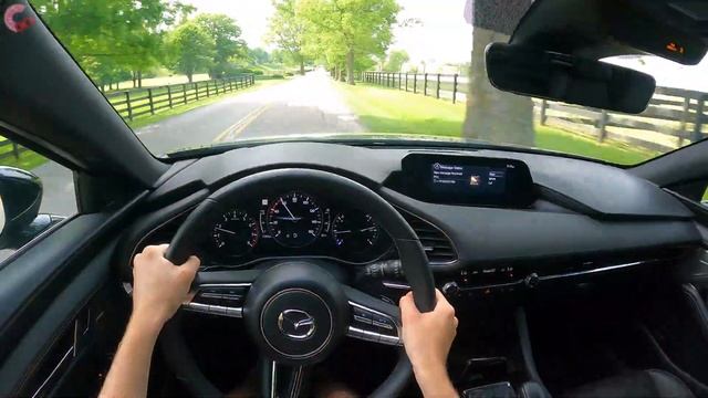 2021 Mazda 3 Turbo Hatchback // POV Review & Scenic Kentucky Test Drive (3D Binaural Audio) смотреть онлайн