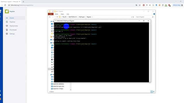 Tải tệp lên Bitbucket bằng GIT | Use Bitbucket and Git Base смотреть онлайн