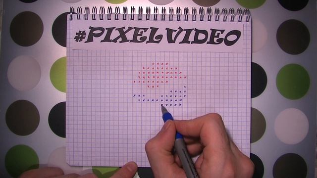 Простые рисунки по клеточкам логотип Пепси Колы #pixelvideo смотреть онлайн