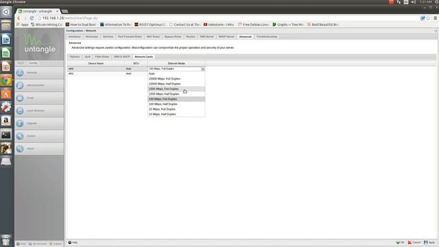 Setting Speed and Duplex in Untangle NGFW смотреть онлайн